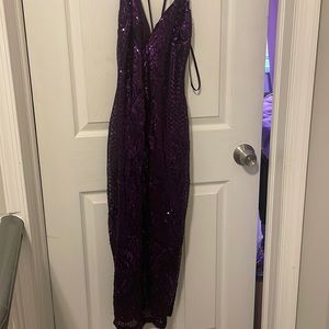 Purple sequin dress! medium